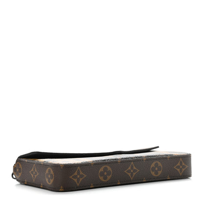 Louis Vuitton Monogram Animal Print Pochette Felicie Chain Wallet 5 of 13