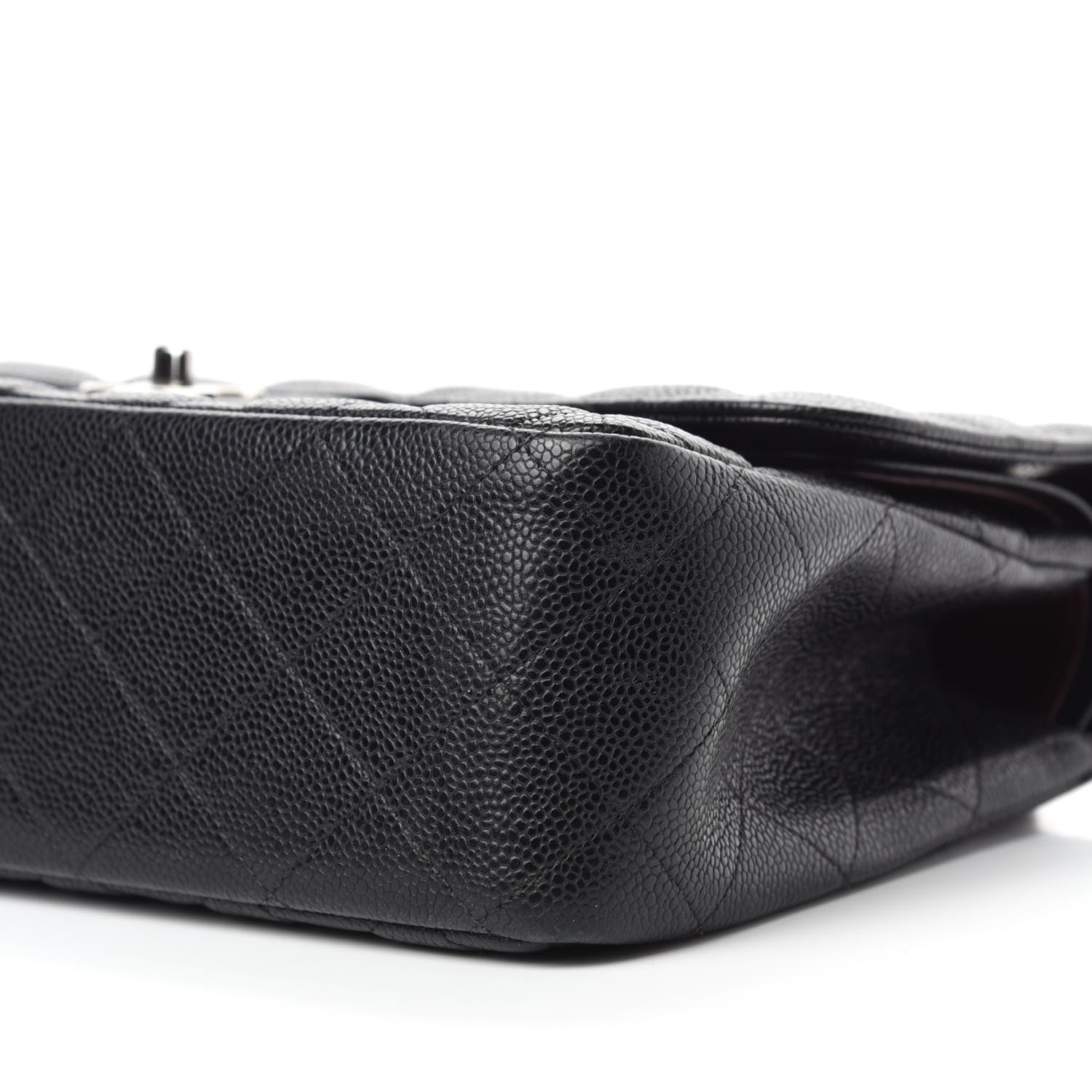 Chanel Caviar Quilted Jumbo Double Flap Black 7 of 12