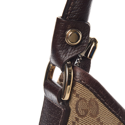 Gucci Monogram Medium Abbey D Ring Hobo Brown 14 of 17
