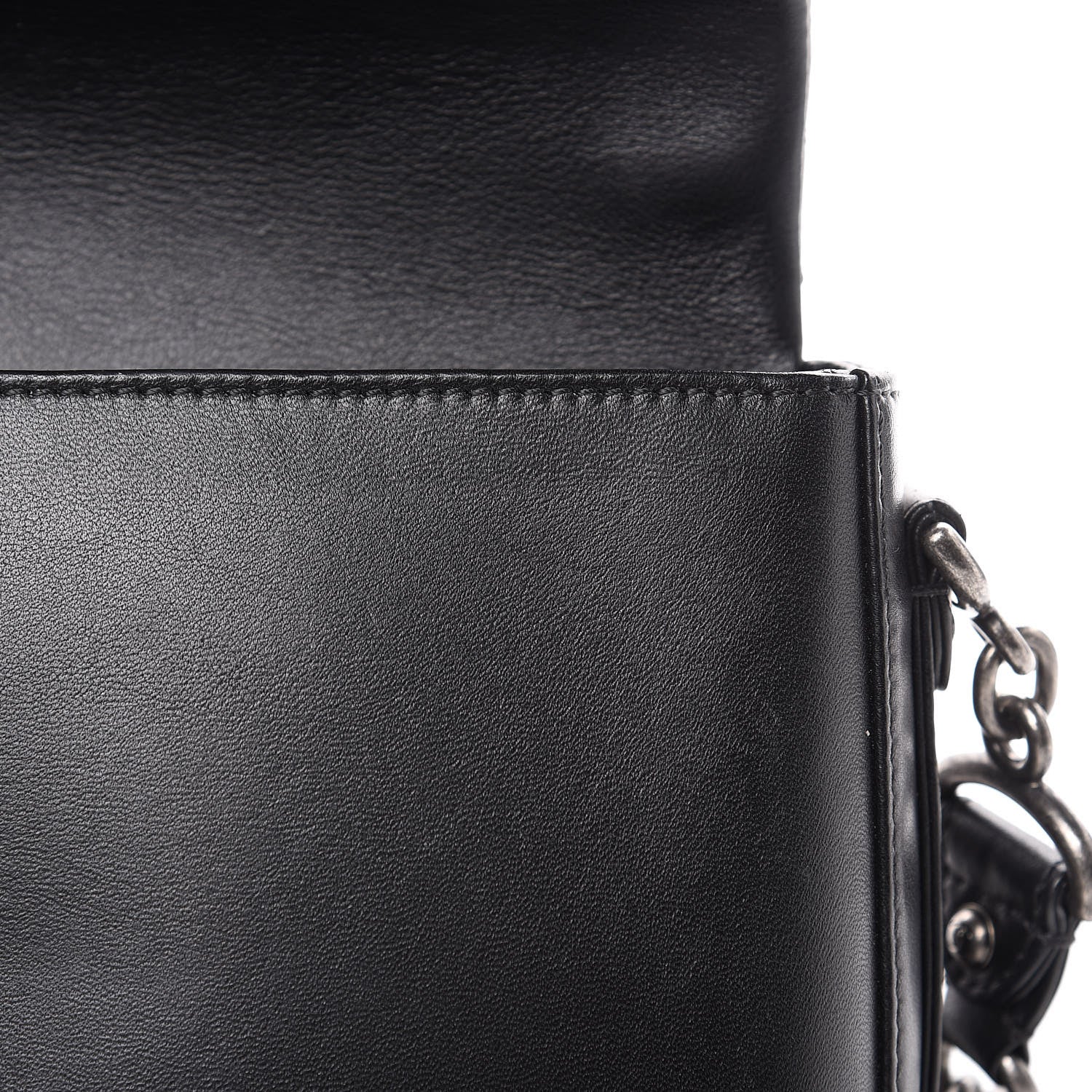 Chanel Calfskin Quilted Large Rock My Shoulder Flap Black 11 of 16