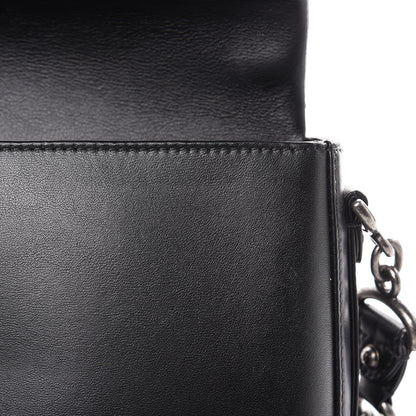 Chanel Calfskin Quilted Large Rock My Shoulder Flap Black 11 of 16