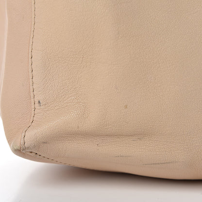 Celine Smooth Lambskin Small Vertical Bi-Cabas Beige Yellow 14 of 27