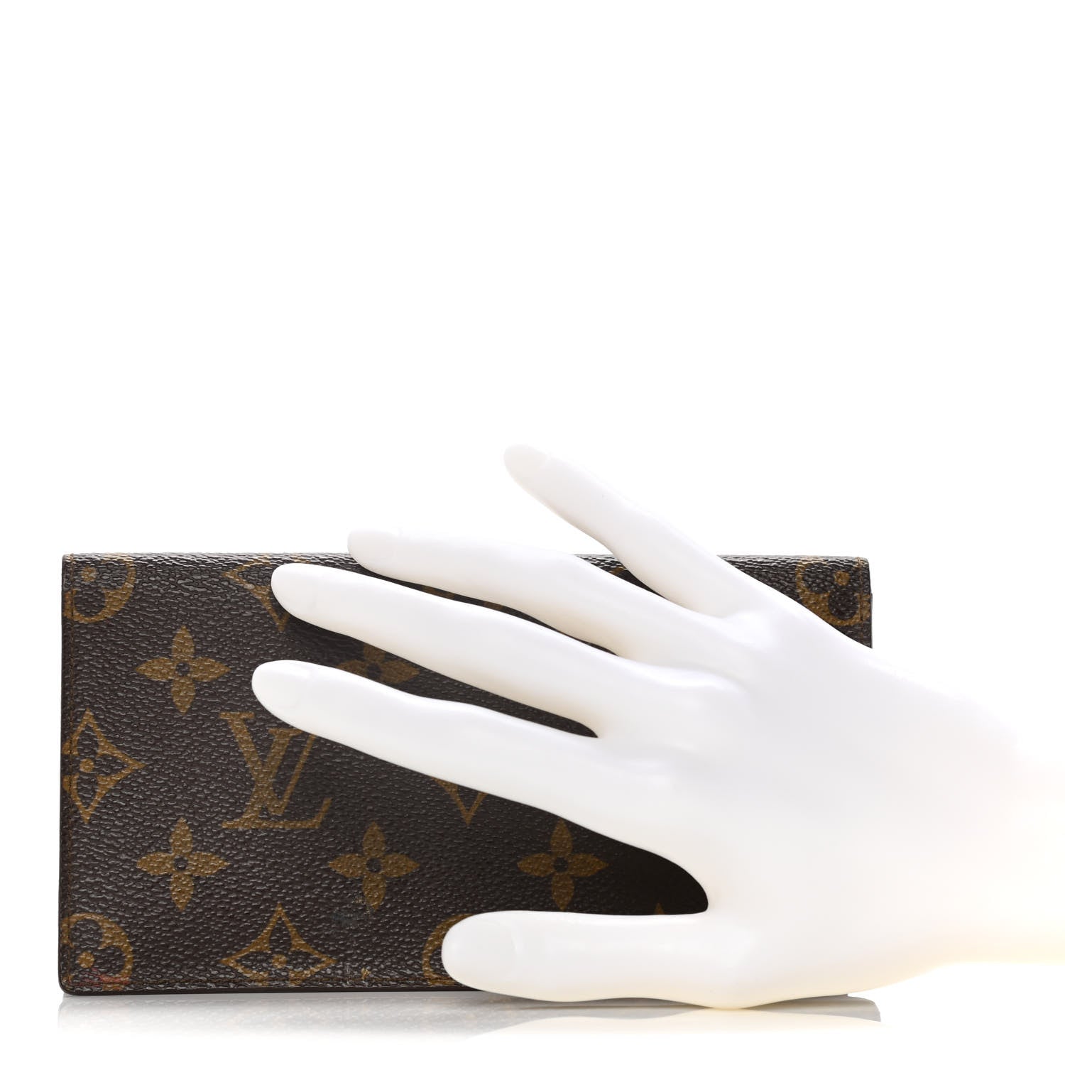 Louis Vuitton Monogram Simple Checkbook Holder Wallet Cover 2 of 17