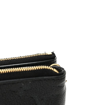 Louis Vuitton Empreinte Double Zip Pochette Black 12 of 12