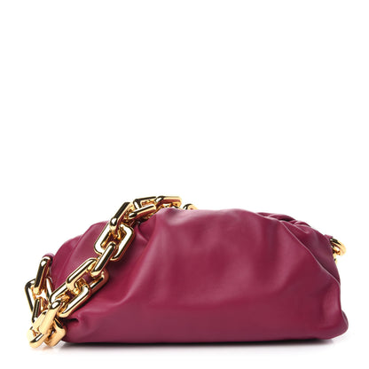 Bottega Veneta Calfskin The Pouch Chain Cinnabar 1 of 11