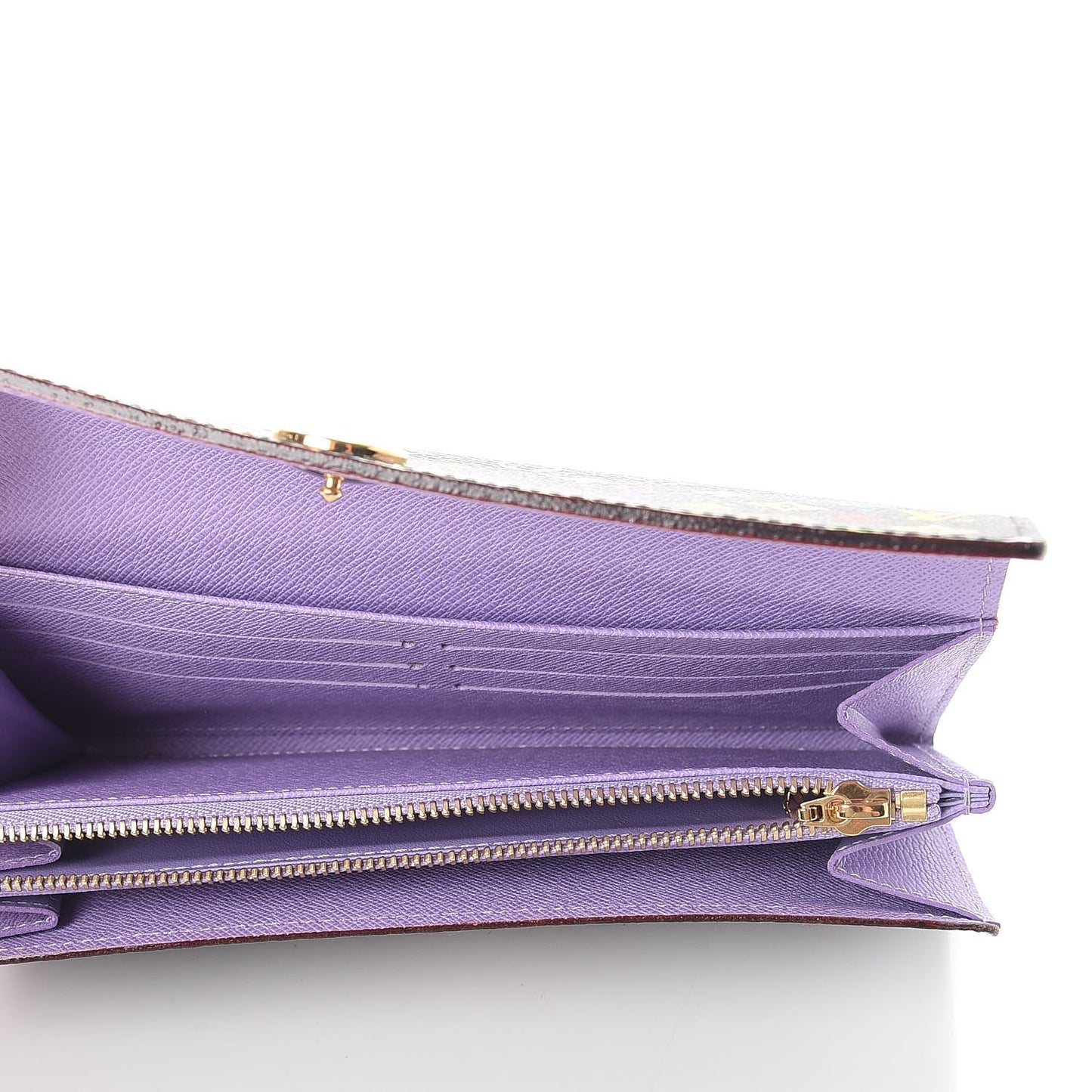 Monogram Multicolor Sarah Wallet Black Violet