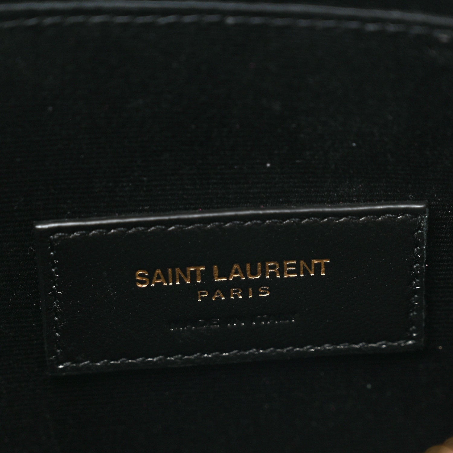Saint Laurent Grain De Poudre Chevron Monogram Large Bill Pouch Fuxia Couture 6 of 7
