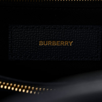 Burberry Derby Calfskin Vintage Check Medium Banner Tote Regency Blue 6 of 11
