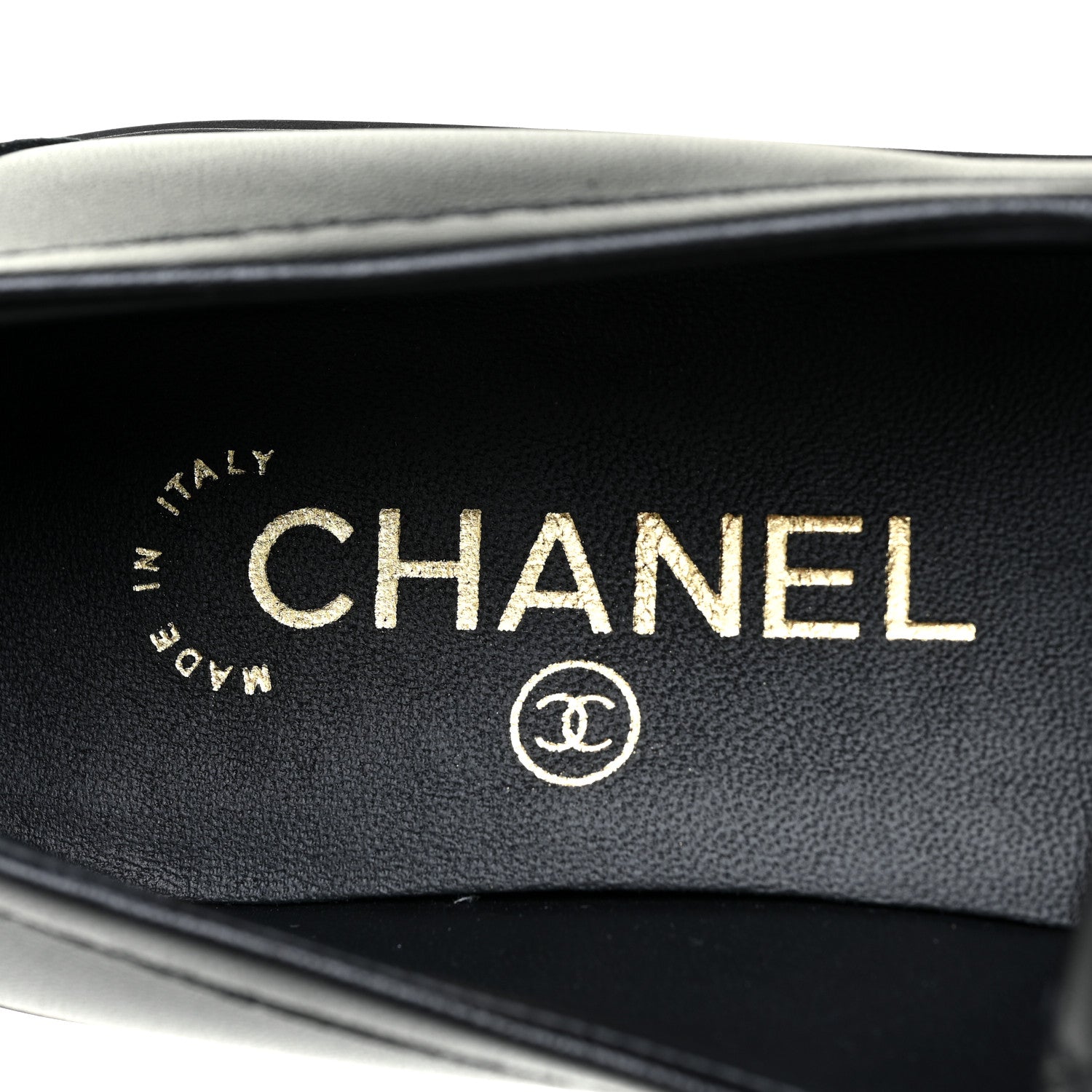 Chanel Lambskin Quilted CC Turnlock Loafers 38 Black 8 of 9