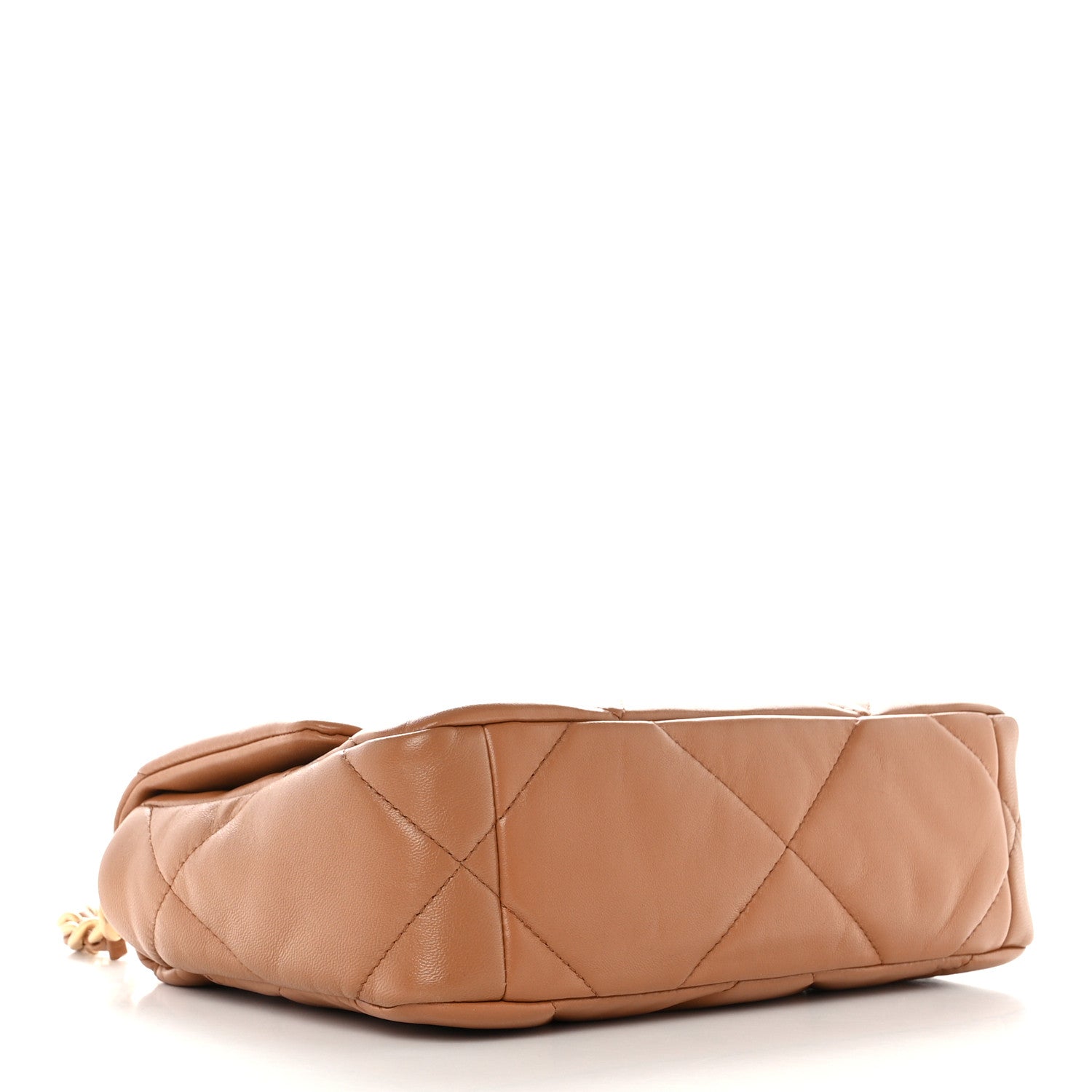 Chanel Lambskin Quilted Medium Chanel 19 Flap Brown 4 of 12