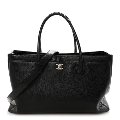 Chanel Calfskin Cerf Executive Shopper Tote Black 1 of 10
