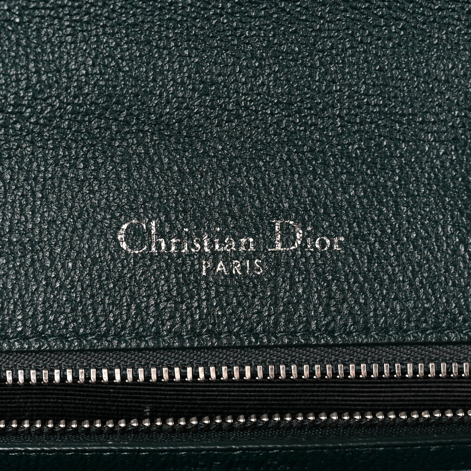 Christian Dior Grained Calfskin Large Diorama Flap Bag Green 6 of 11