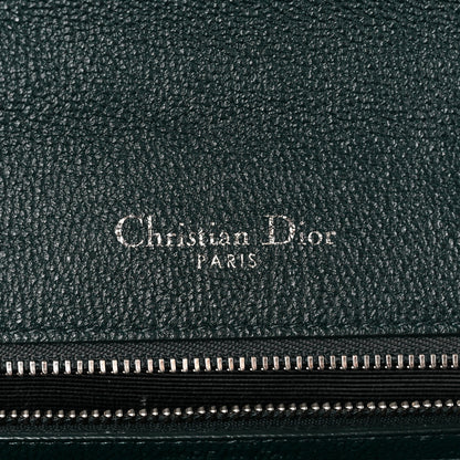 Christian Dior Grained Calfskin Large Diorama Flap Bag Green 6 of 11