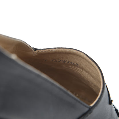 Chanel Lambskin CC Espadrilles 37 Black 9 of 9