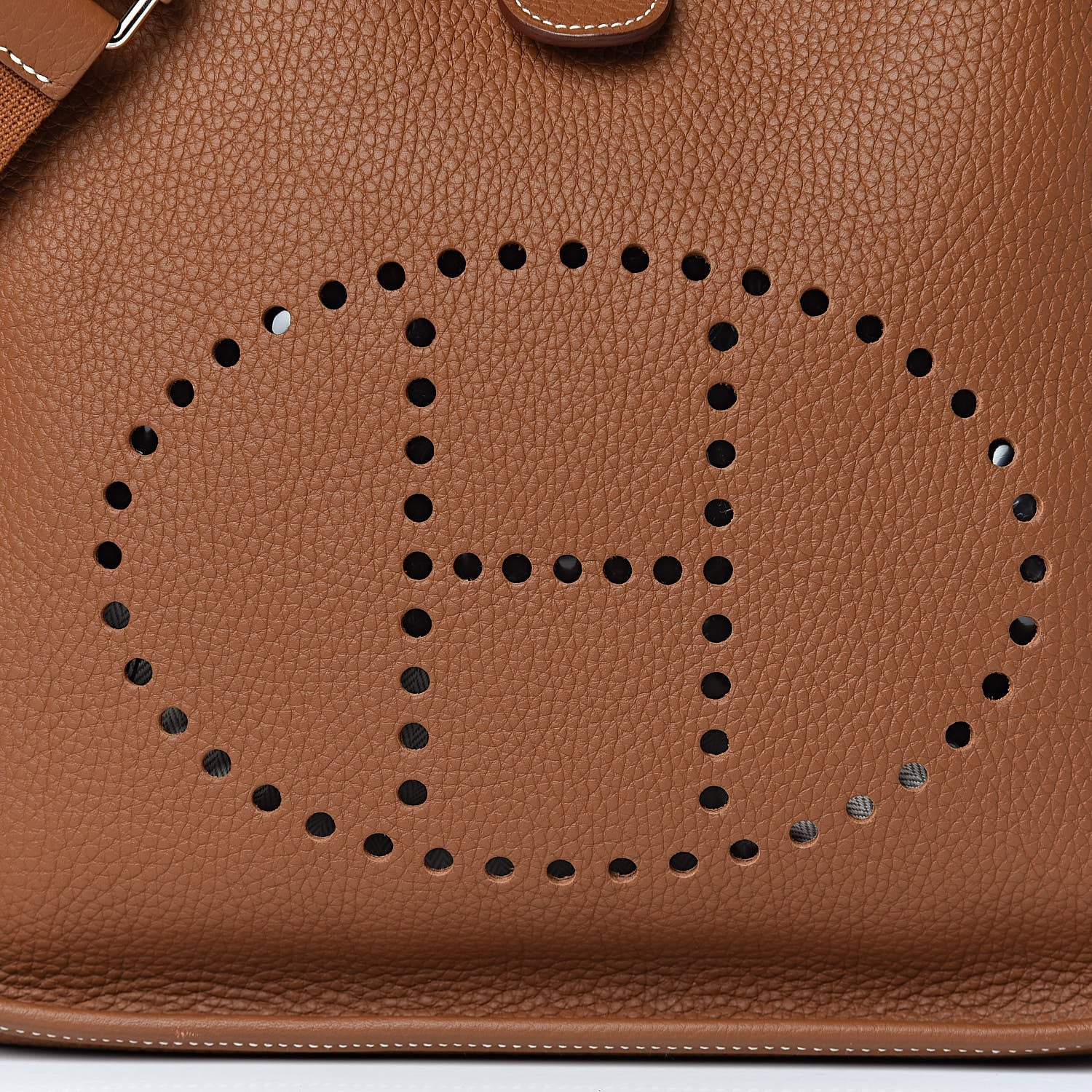 Hermes Taurillon Clemence Evelyne III GM Gold 11 of 11