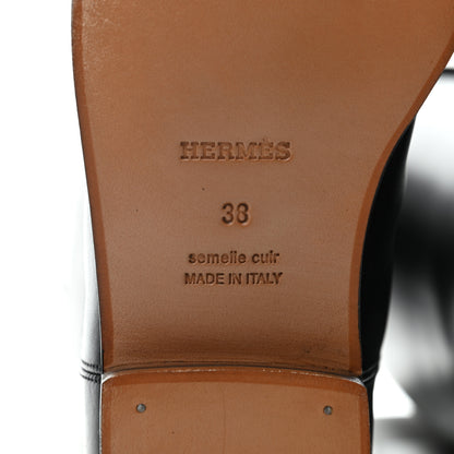 Hermes Box Kelly Jumping Boots 38 Black 6 of 8