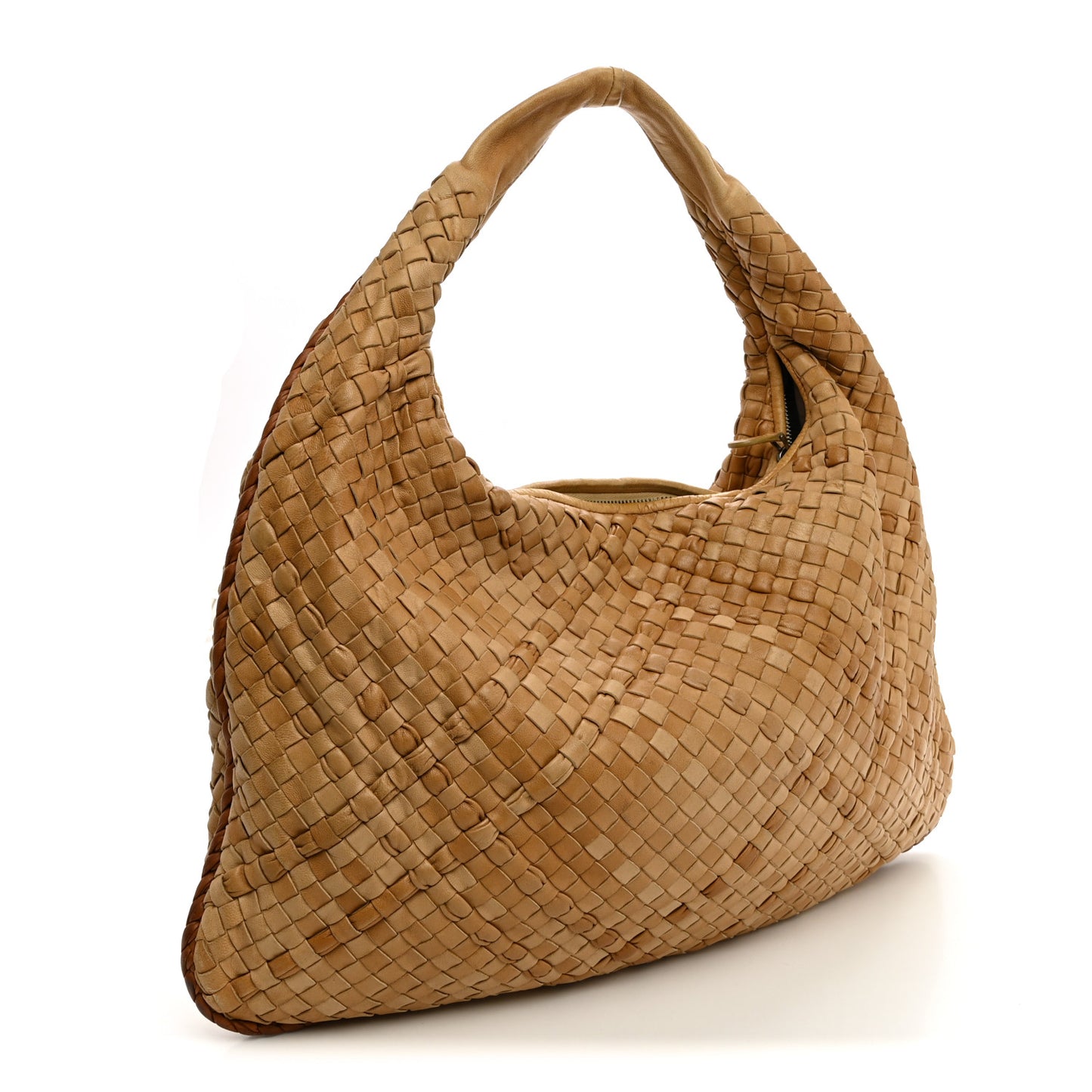 Nappa Intrecciato Large Nuvolato Veneta Paille