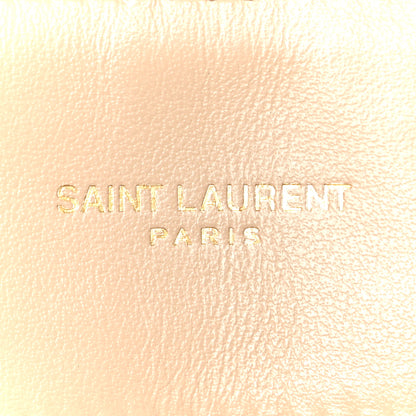 Saint Laurent Calfskin Y Quilted Monogram Medium Loulou Chain Satchel Dark Beige 6 of 11