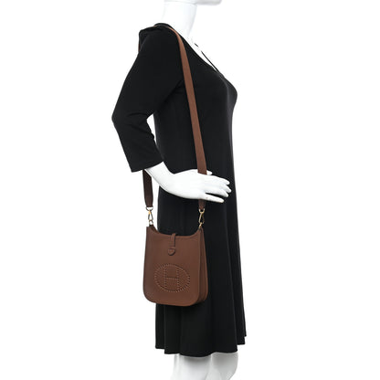 Hermes Taurillon Maurice Evelyne TPM Cacao 2 of 11