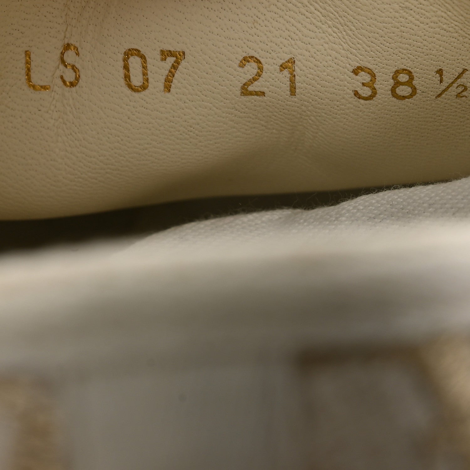 Christian Dior Canvas Oblique Walk'N'Dior Low Top Sneakers 38.5 Pale Gold 8 of 11