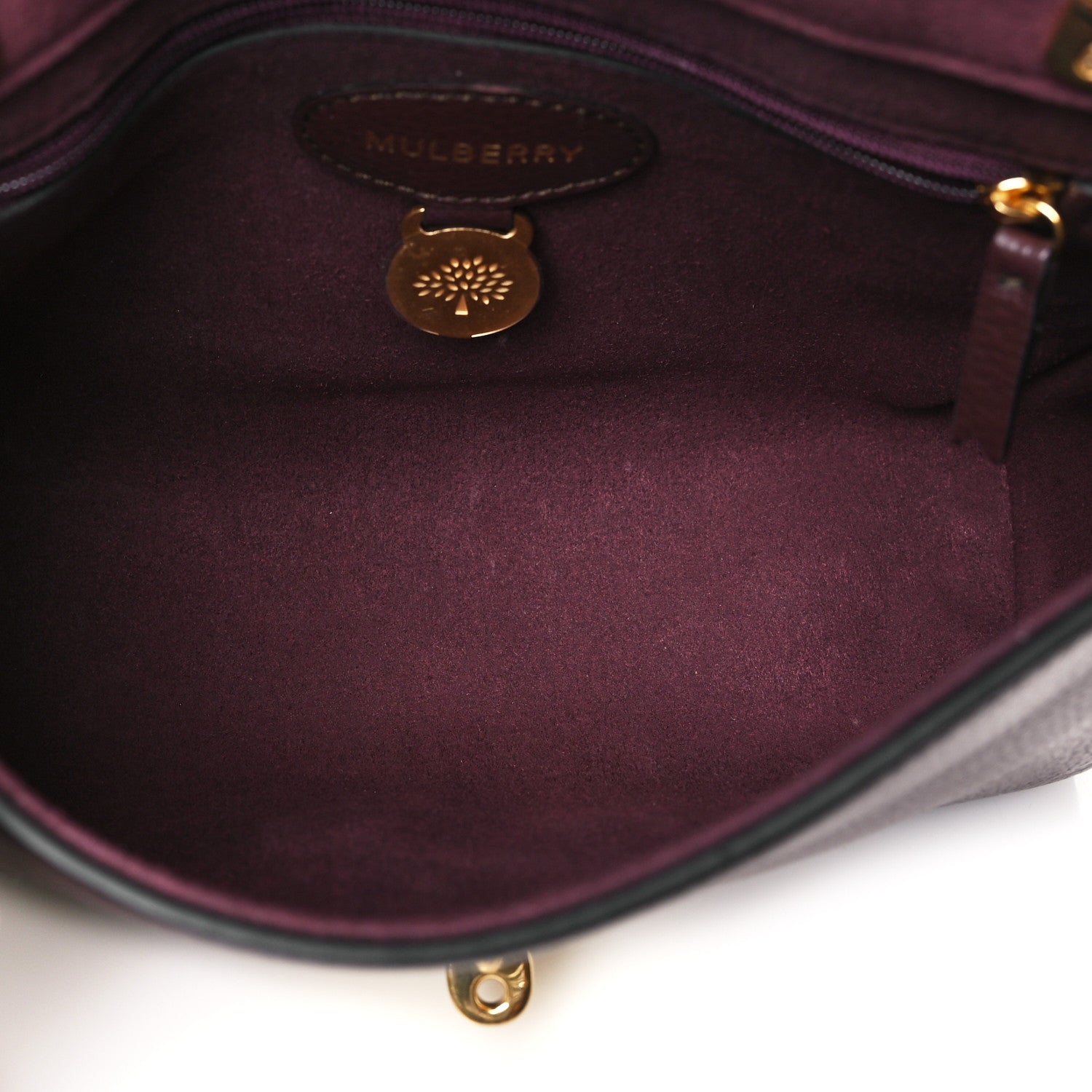 Mulberry Small Classic Grain Calfskin Small Lily Flap Oxblood 5 of 9