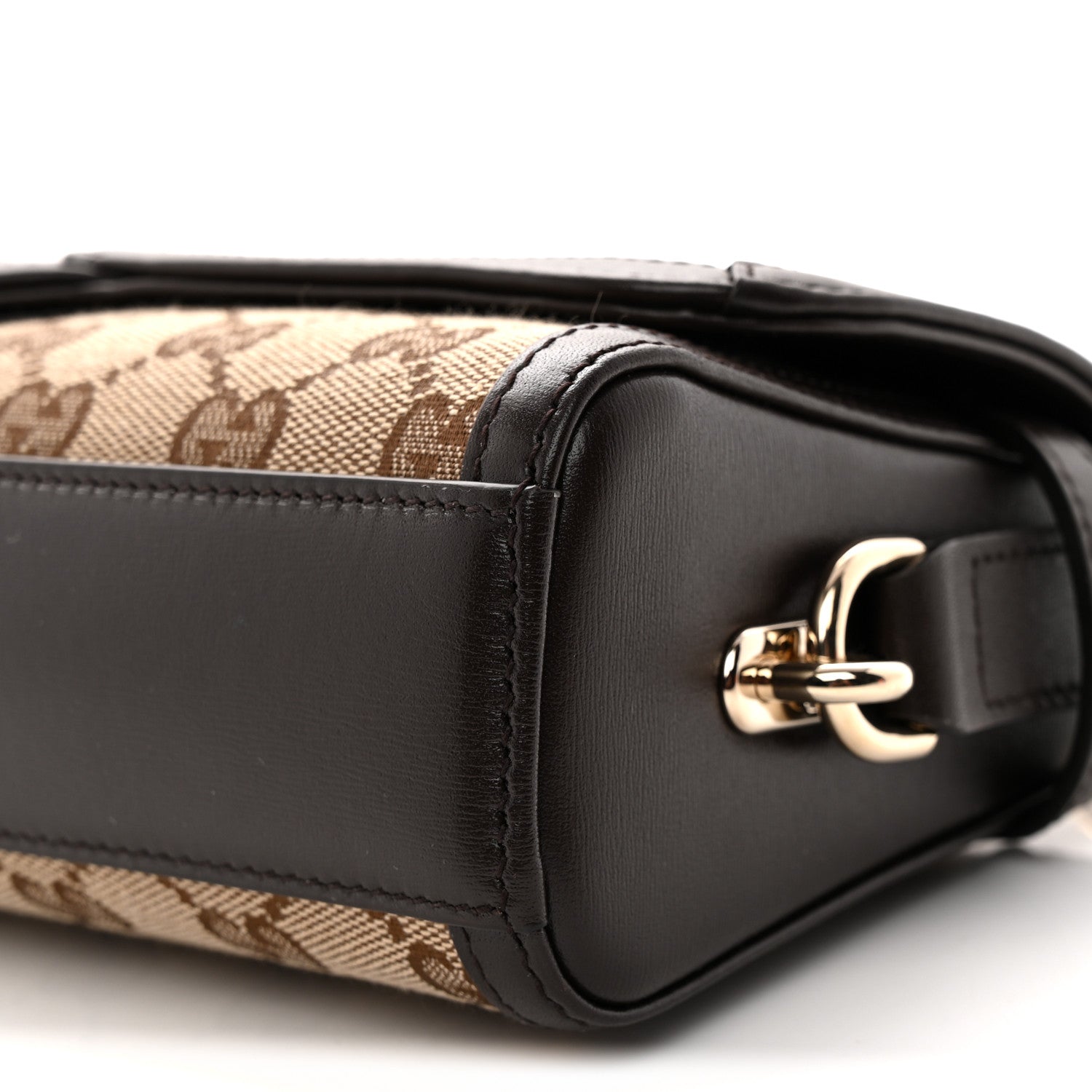 Gucci GG Monogram Small Luce Shoulder Bag Beige Ebony 9 of 10