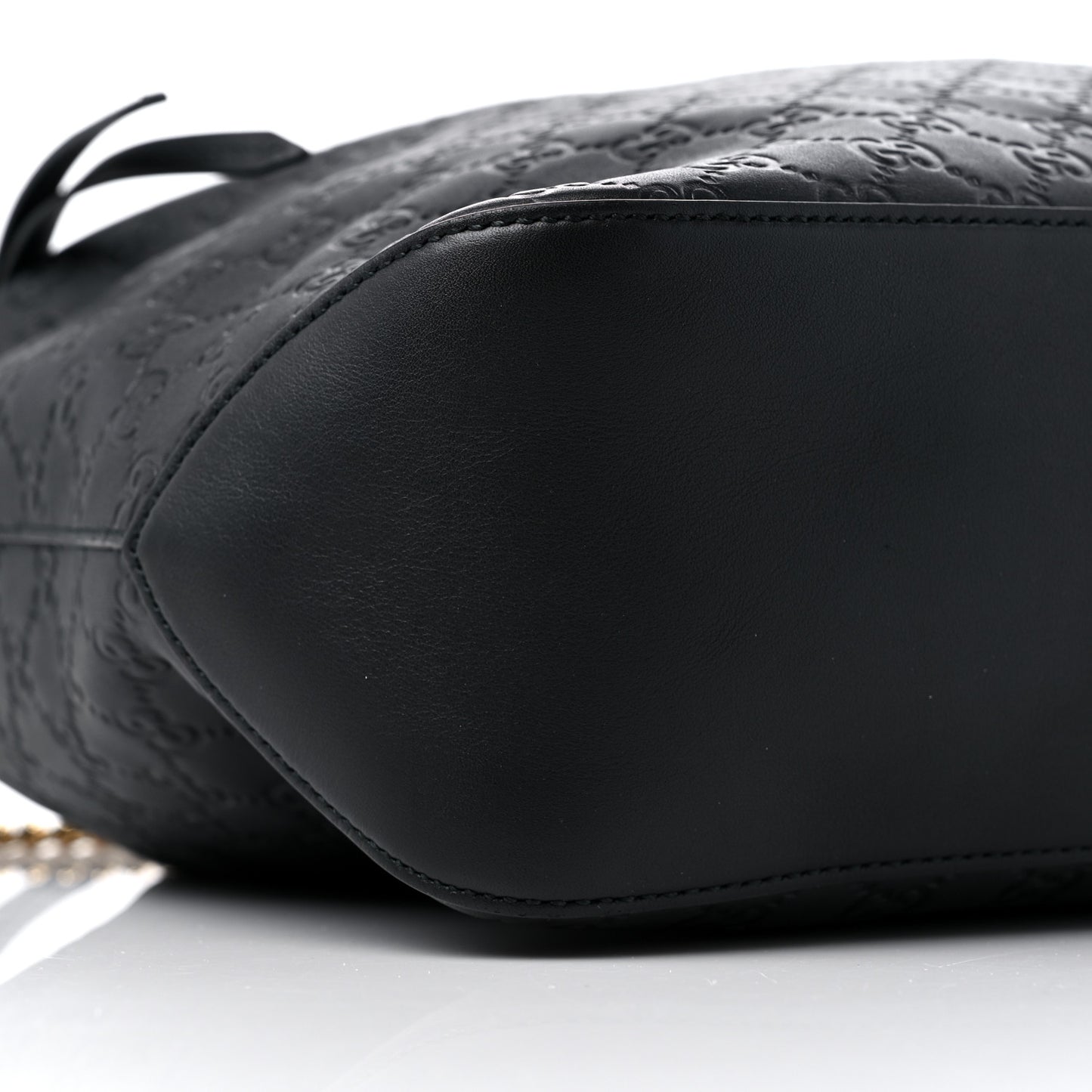 Guccissima Signature Large Linea A Hobo Black