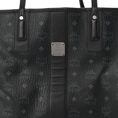 MCM Visetos Medium Liz Reversible Shopper Tote Black 11 of 17