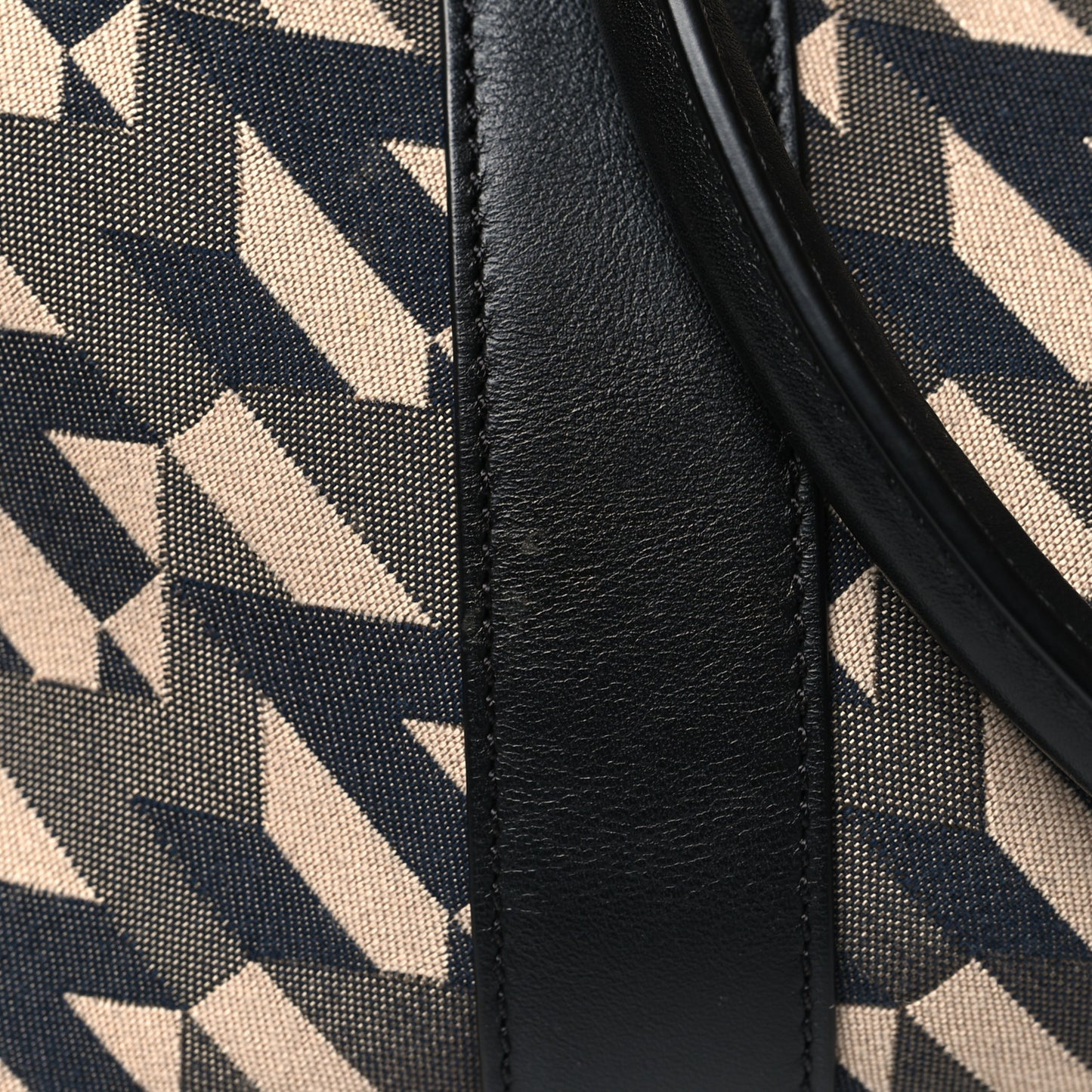 Monogram Smooth Calfskin Canvas Print Bayswater Black