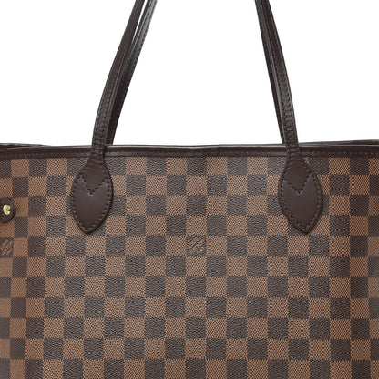 Louis Vuitton Damier Ebene Neo Neverfull MM Rose Ballerine 12 of 17