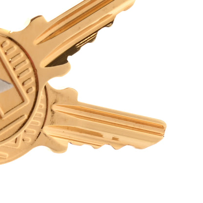 Hermes Togo Lock and Key Clochette Set Craie 5 of 8