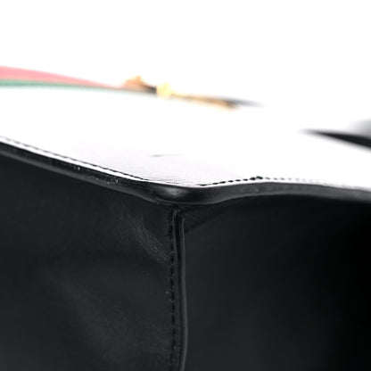 Gucci Calfskin Medium Sylvie Top Handle Bag Black 11 of 22