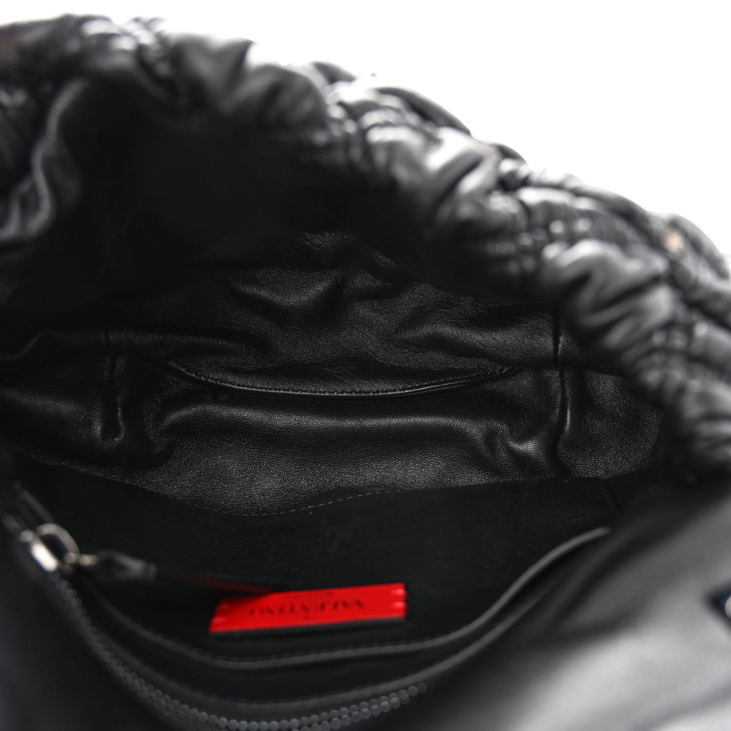 Nappa Medium Spikeme Shoulder Bag Black