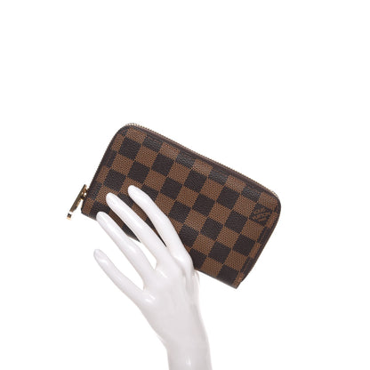 Louis Vuitton Damier Ebene Zippy Compact Wallet 2 of 8
