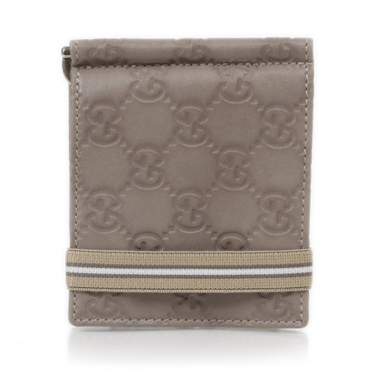 Guccissima Money Clip Wallet