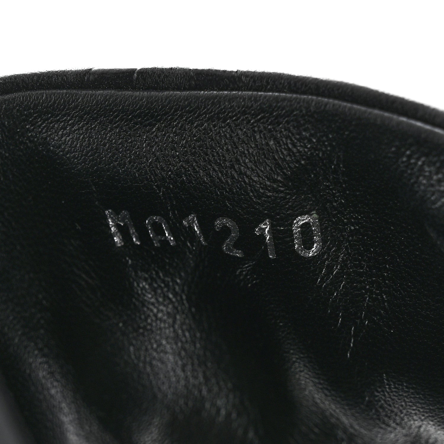 Louis Vuitton Lambskin Embossed Monogram Revival Mid Heel Mules 38 Black 8 of 11