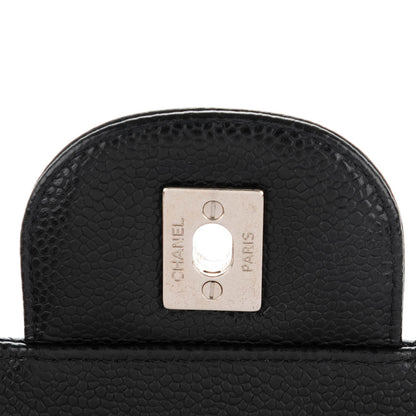 Chanel Caviar Quilted Jumbo Double Flap Black 6 of 9