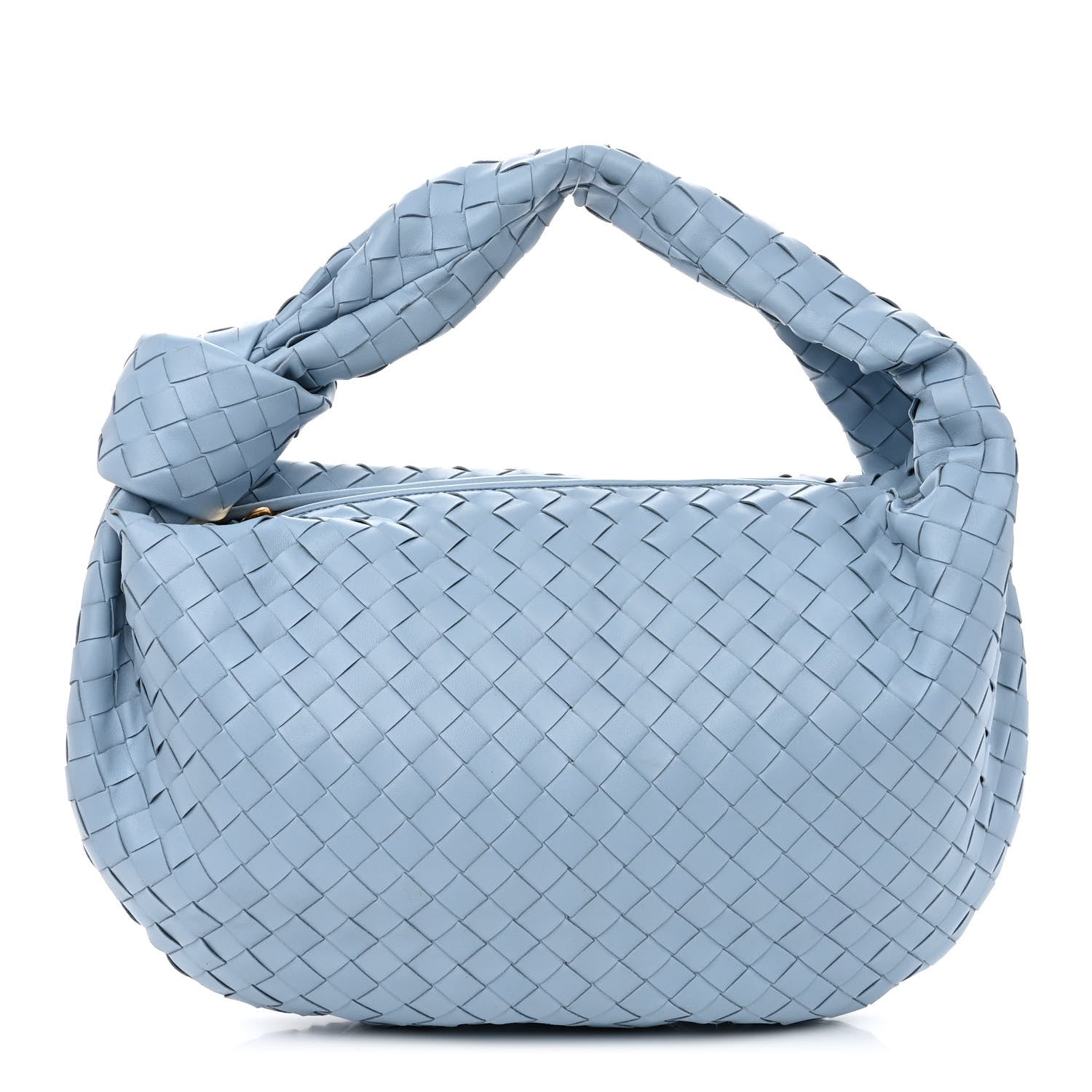 Bottega Veneta Nappa Intrecciato Teen Jodie Hobo Ice 1 of 9