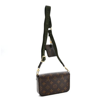 Louis Vuitton Monogram Felicie Strap & Go Kaki 3 of 10