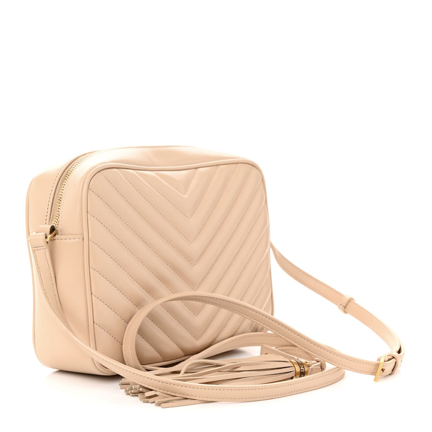 Calfskin Matelasse Monogram Lou Camera Bag Nude Powder