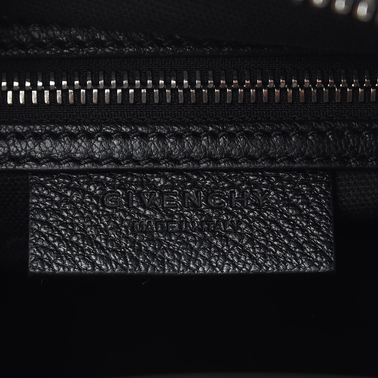 Givenchy Sugar Goatskin Striped Small Antigona Black Red 6 of 11