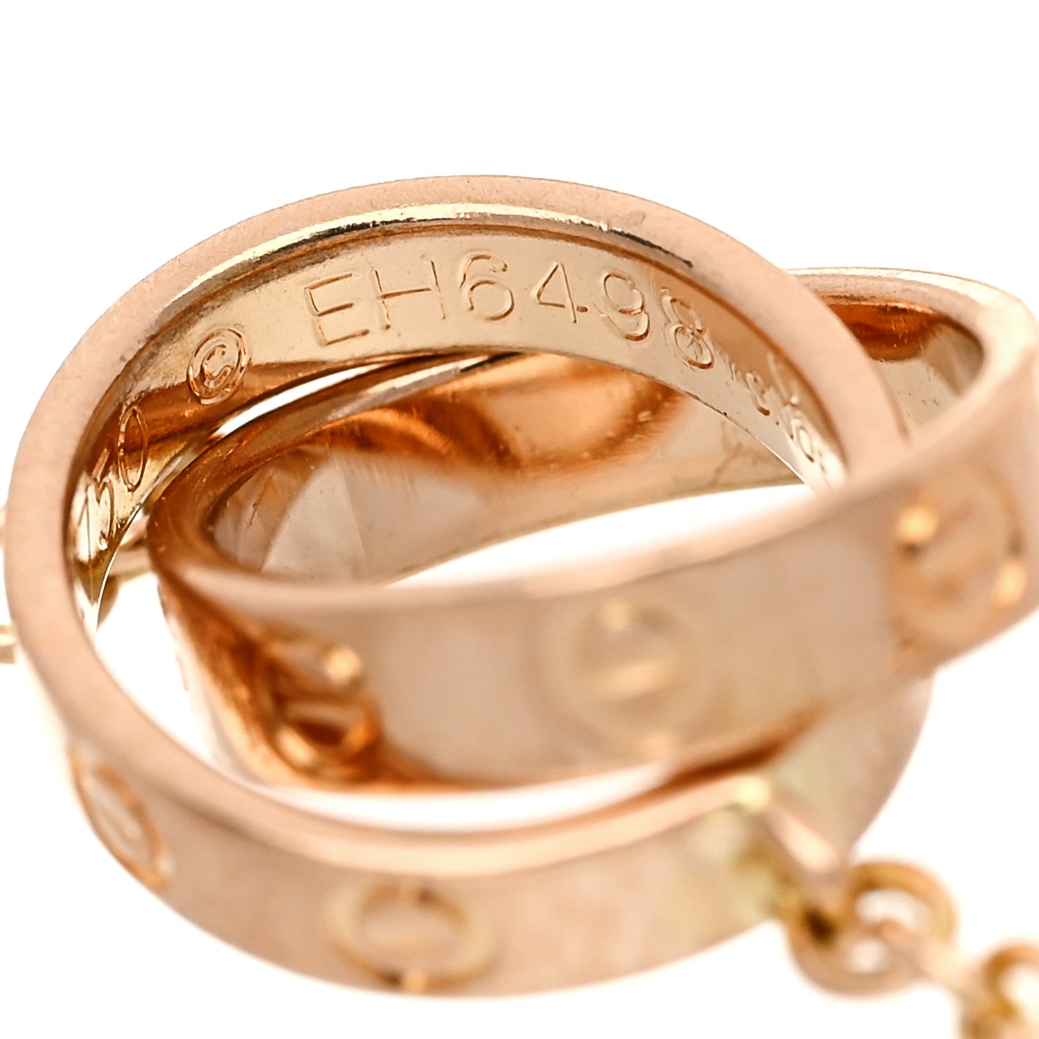 Cartier 18K Pink Gold Interlocking LOVE Bracelet 6 of 6