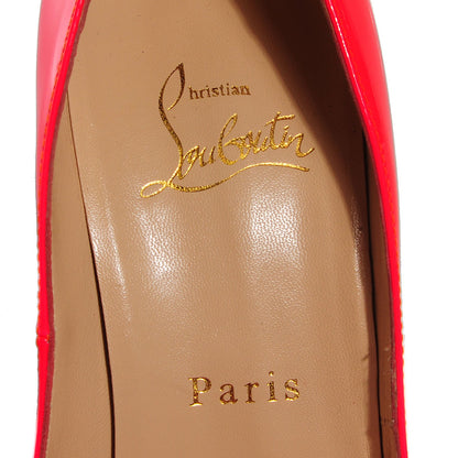 Christian Louboutin Patent Lady Peep 150 Pumps 37.5 Rose Paris 7 of 7