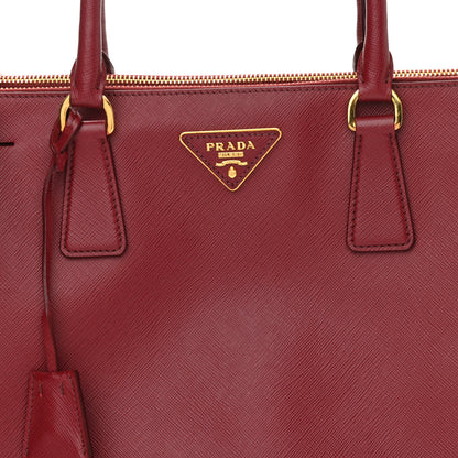 Prada Saffiano Lux Medium Tote Cerise 11 of 13
