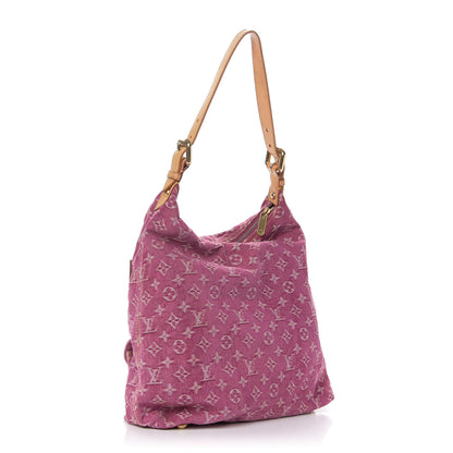 Louis Vuitton Denim Baggy GM Fuchsia 2 of 9
