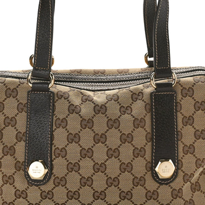Gucci Monogram Small Charmy Boston Dark Brown 8 of 10