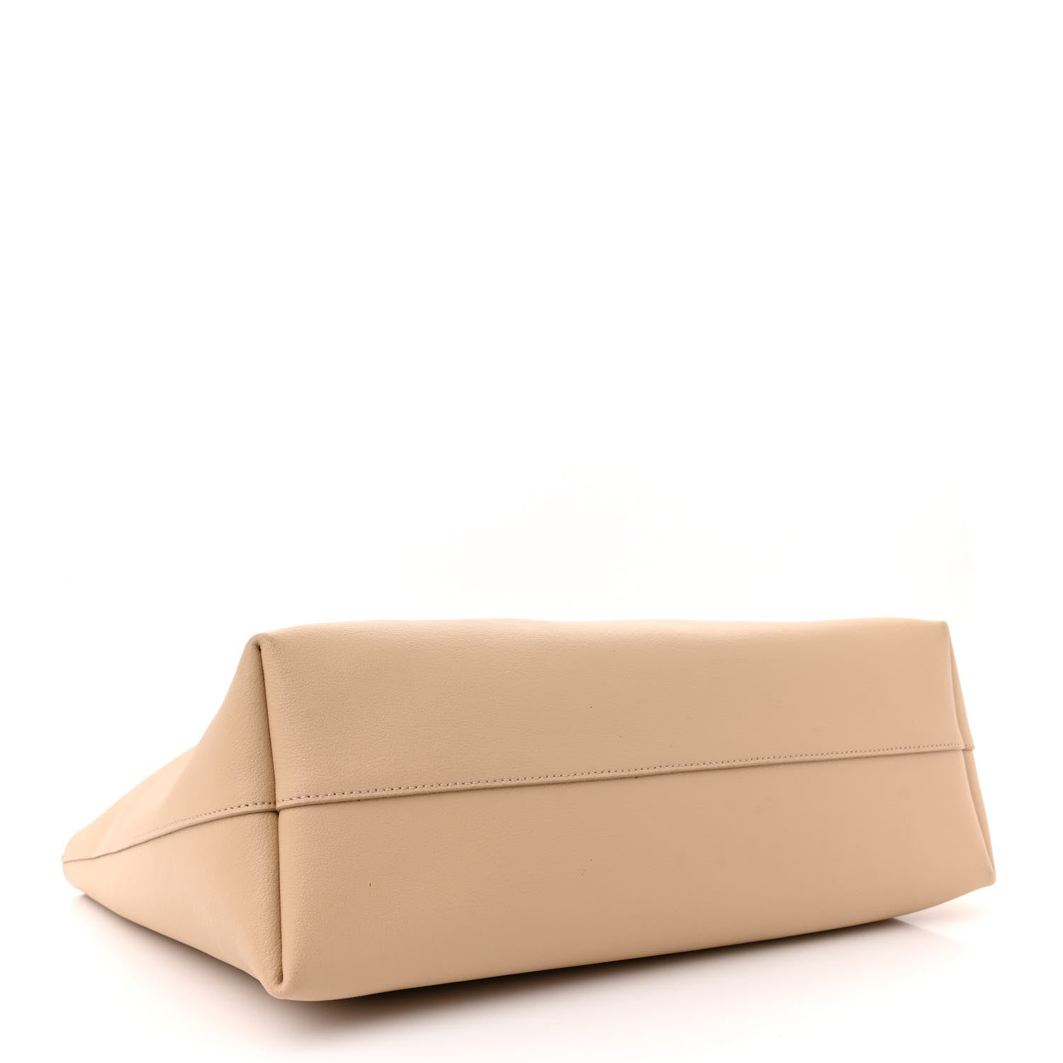 Saint Laurent Calfskin Large Shopping Tote Dark Beige 5 of 15
