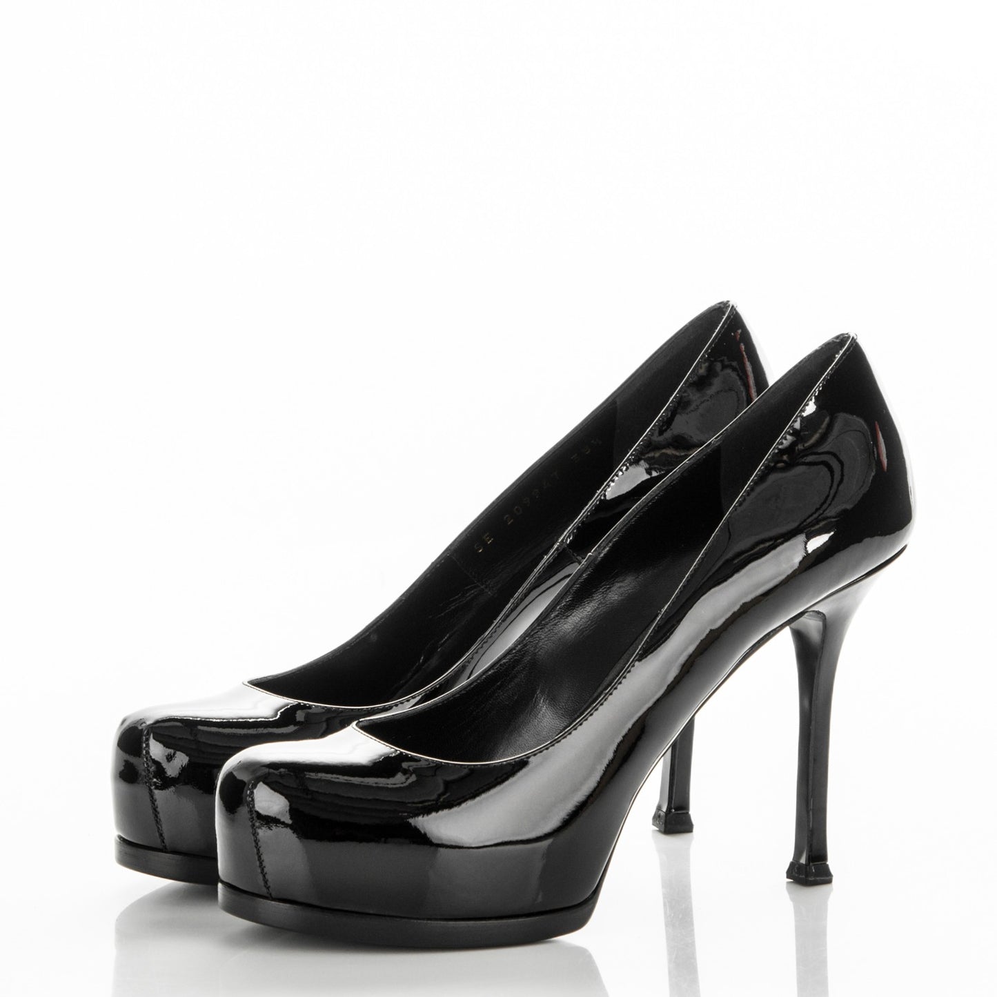 Vitello Vernice Tribtoo 80 Pumps 38.5 Black