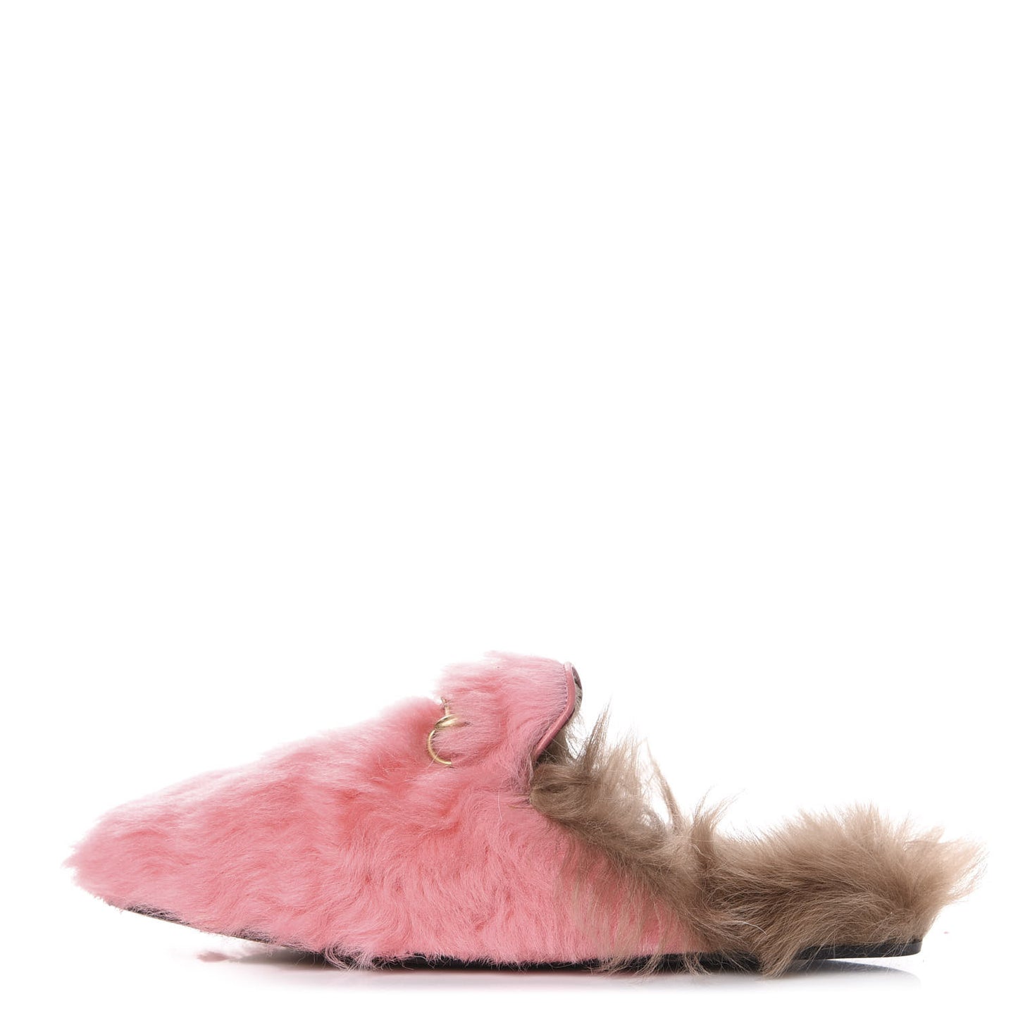 Merino Wool Womens Princetown Slippers 39 Pink