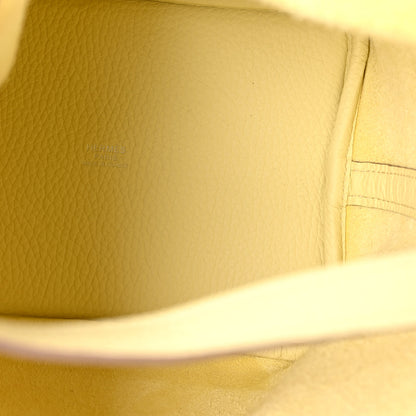 Hermes Taurillon Clemence Picotin Lock 18 PM Jaune Milton 6 of 11